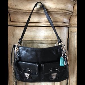 Coach 18996 Poppy Leather Hippie Black
